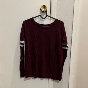 American Eagle Outfitters Maroon Knit Top